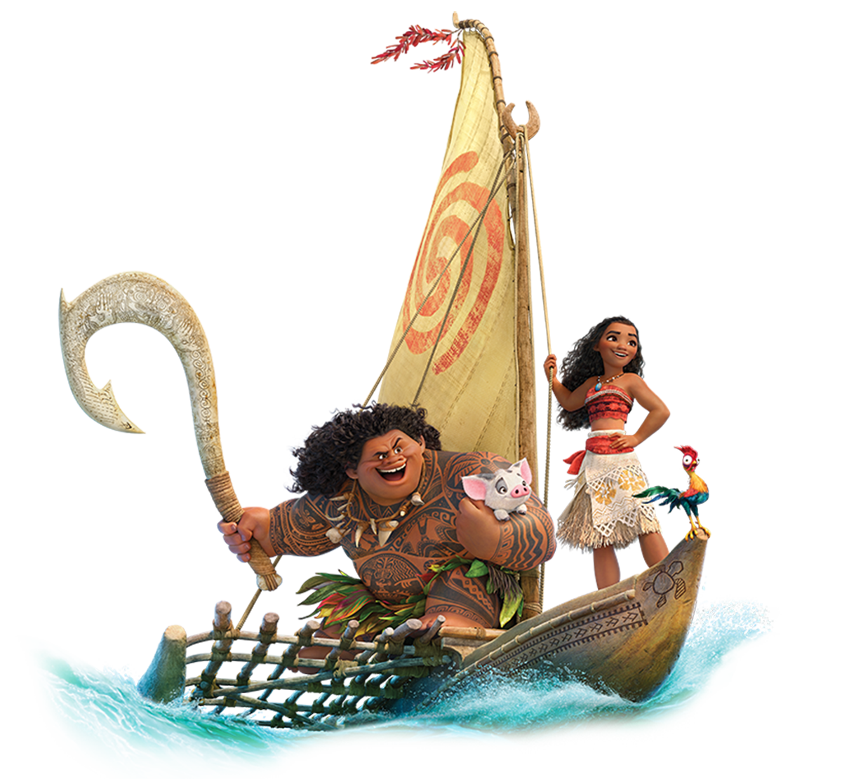 Madden Moana Cartoon PNG