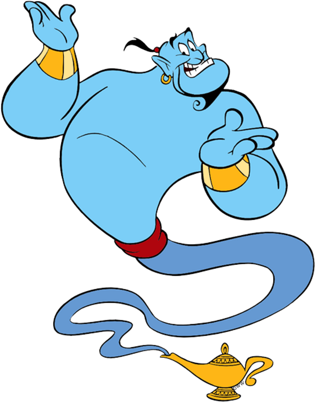 Genie Cartoon File PNG