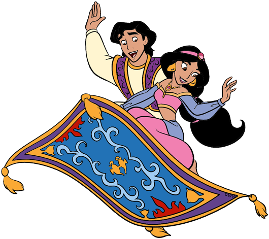 Vector Magic Aladdin Cartoon Carpet PNG