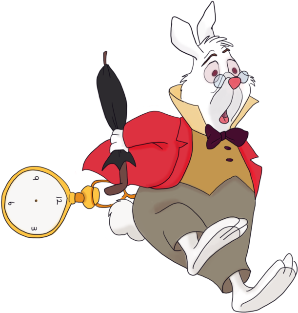 Rabbit Wonderland Cartoon Rogers Alice PNG