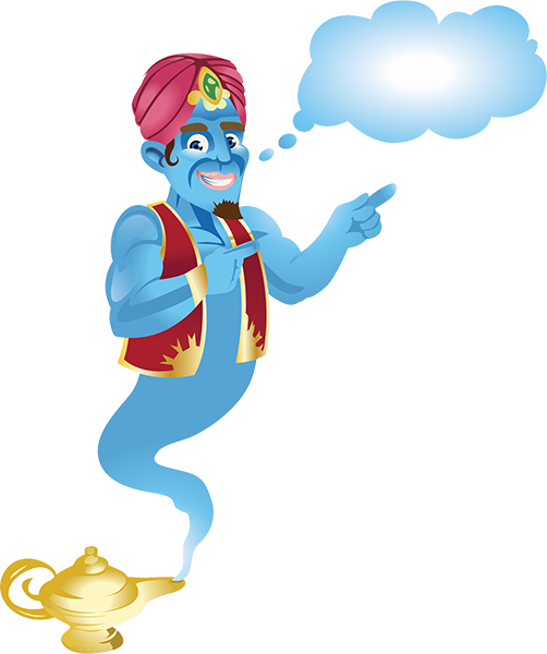 Cartoon Genie Madden PNG