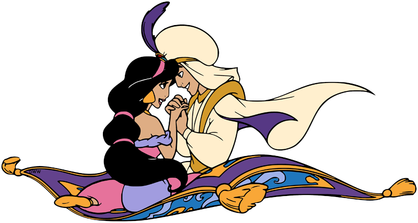 Cartoon Aladdin Magic Carpet PNG