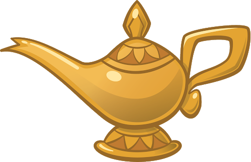 Cartoon Lamp Aladdin File Vector PNG