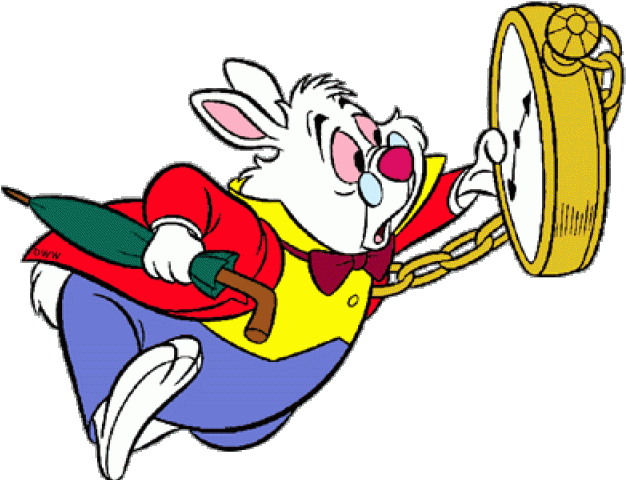 Cartoon Alice Rabbit Wonderland PNG