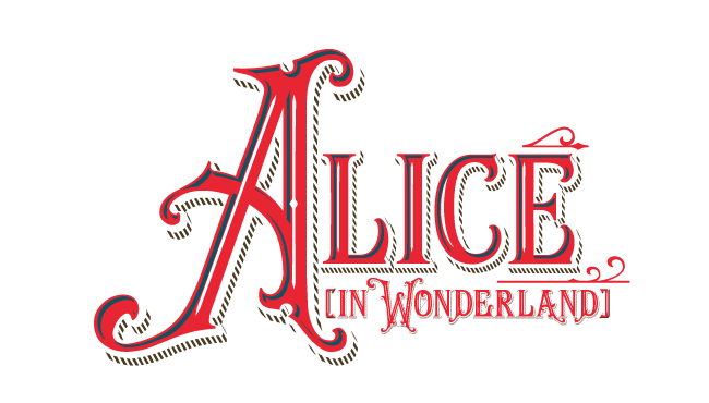 Alice Wonderland Cartoon Logo PNG