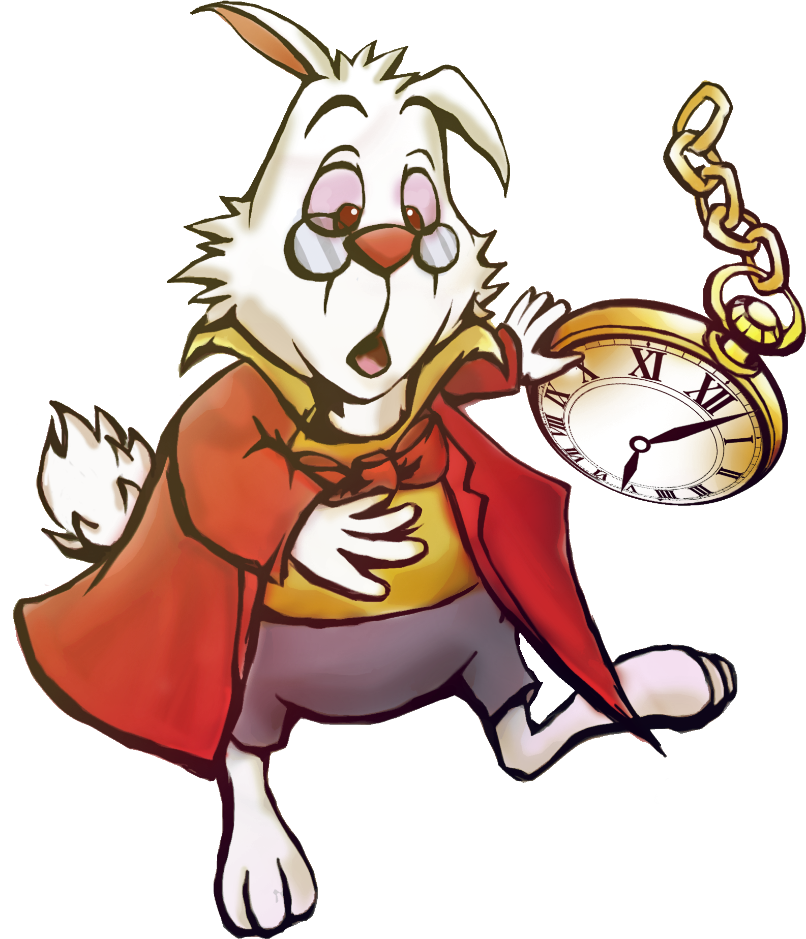 Rabbit Madden Cartoon Wonderland Alice PNG