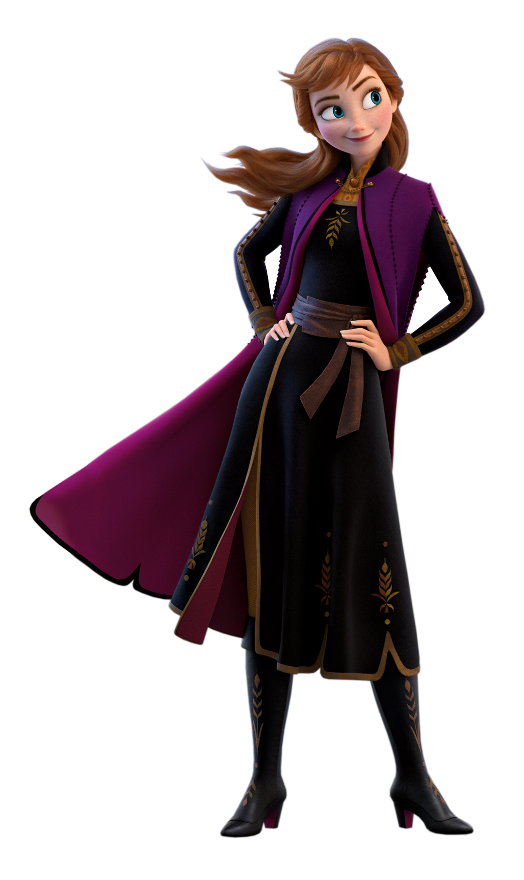 Cartoon Frozen Anna PNG