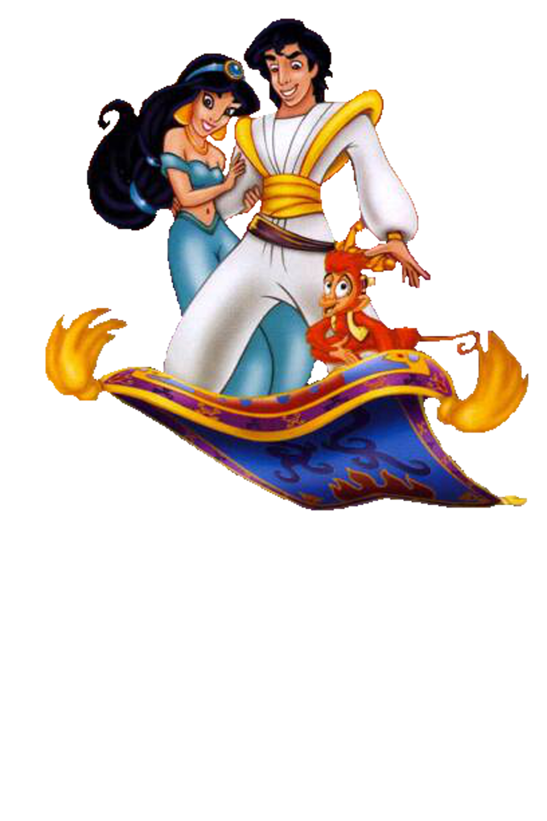 Aladdin Cartoon Carpet PNG