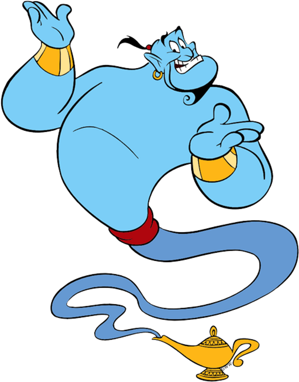 Aladdin Genie Madden Cartoon PNG