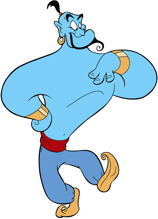 Genie Aladdin Cartoon PNG