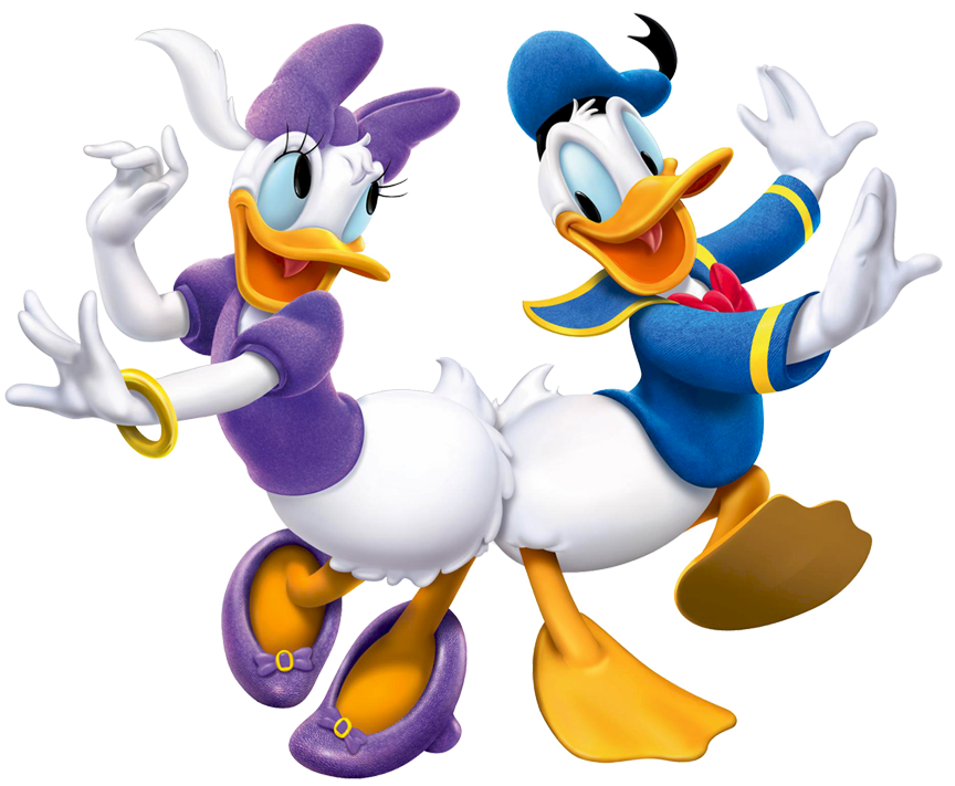Standee Water Donald Duck Parry PNG