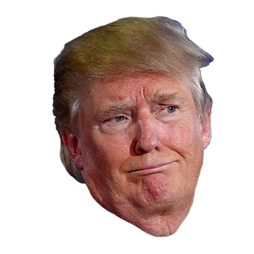 Outflank Chin Head States Donald PNG