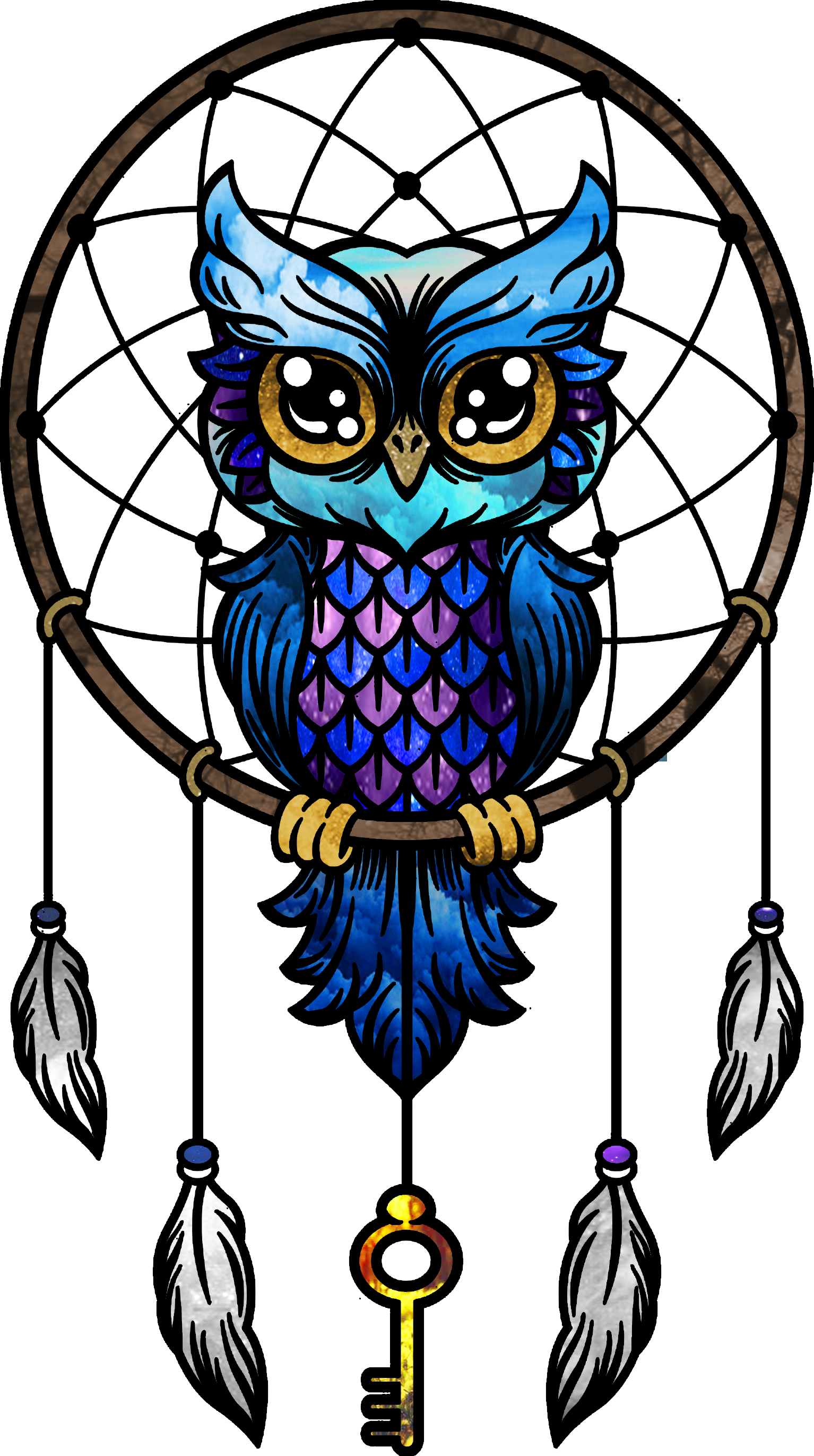 Ornament Little Destiny Drawing Owl PNG