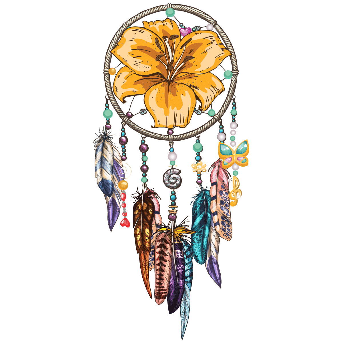 Dreamcatcher Insect Royalty-Free Symmetry Feather PNG