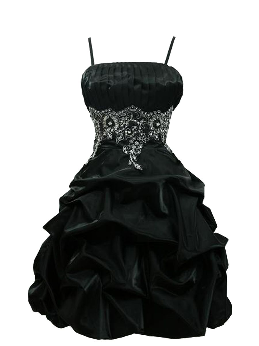 Dress Glamour Black Arrange Costume PNG