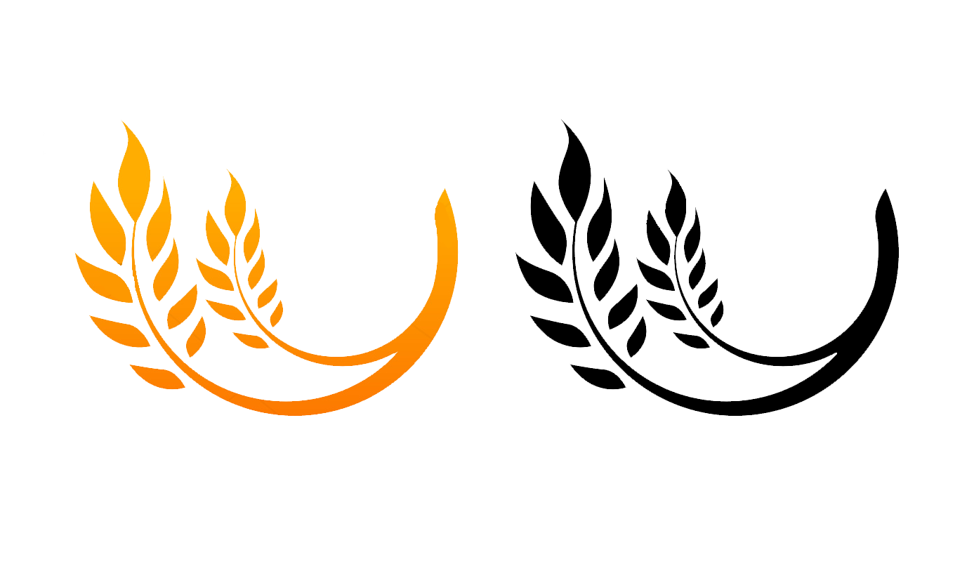 Ear Word Oat Orange Logo PNG