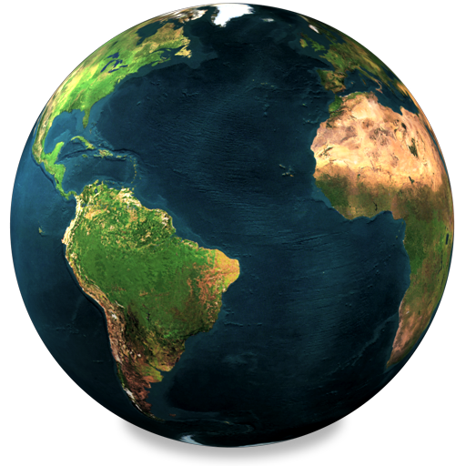 Earth Orb Ground Landmass PNG