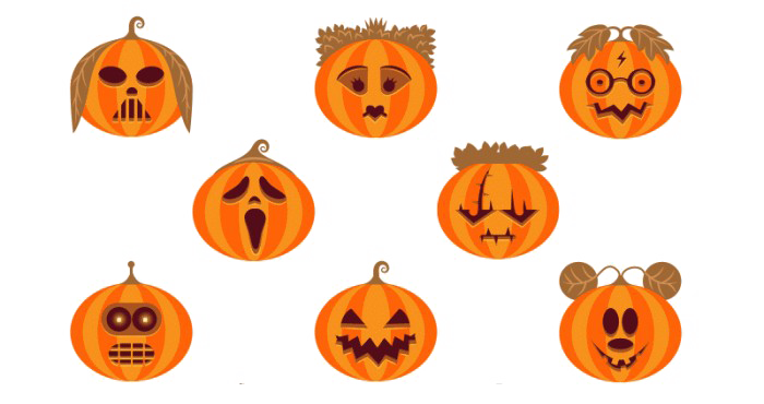 Halloween Elements Sun Today Hours PNG