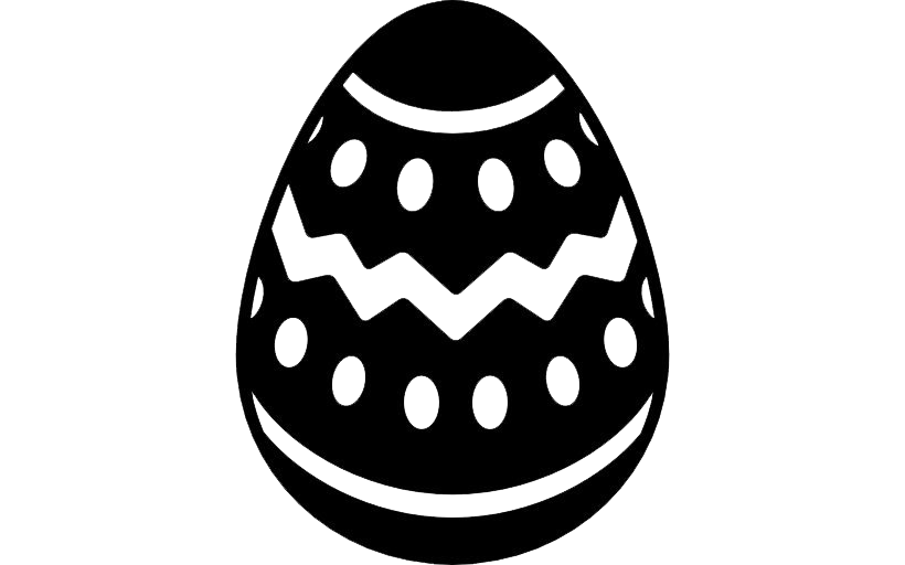 Holidays Black Egg Resurrection Easter PNG