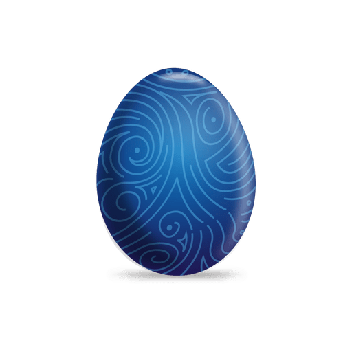 Holidays Easter Blue High Egg PNG