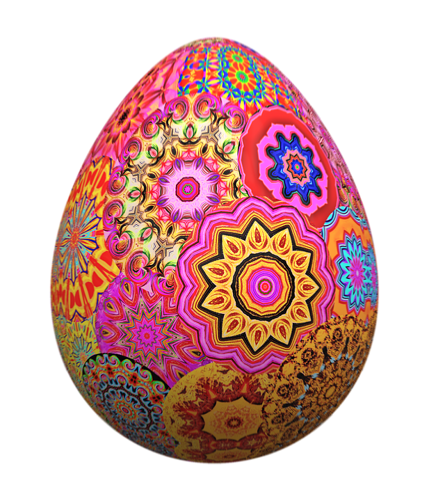 Easter Egg Holiday Holidays Colorful PNG