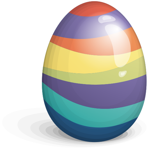 Colorful Easter Holidays Eggs Doomsday PNG
