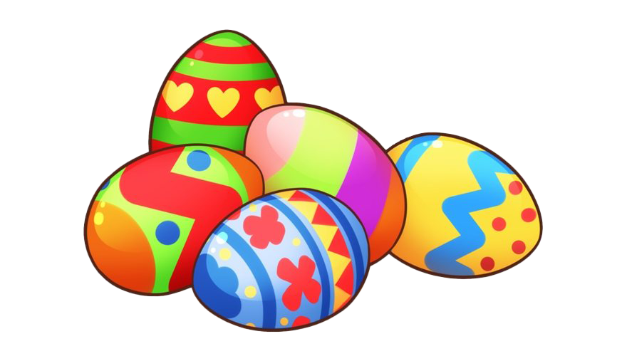Wales Colorful Holidays Easter Eggs PNG
