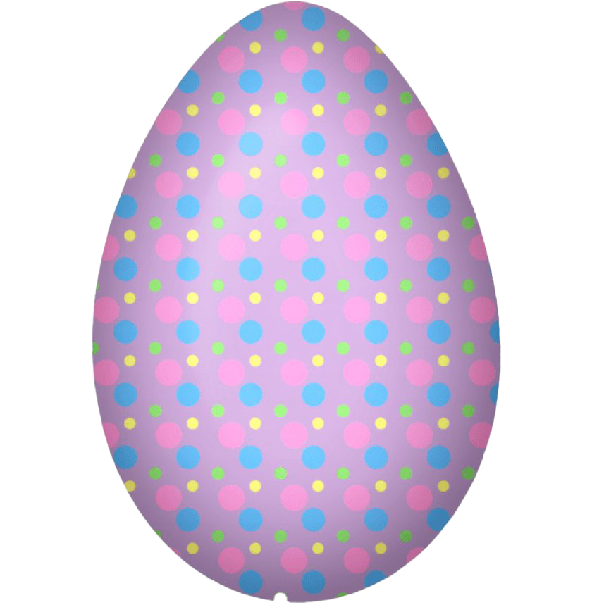 Purple Egg High Decorative Easter PNG