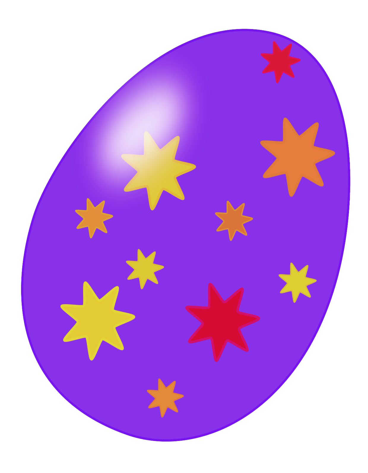 Purple Decorative Christian Holiday Easter PNG