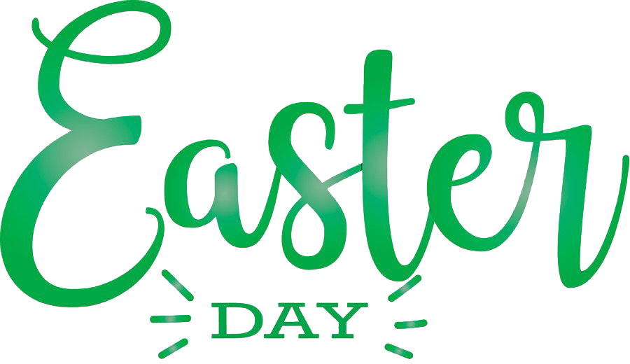 Happy Logo Easter Holidays PNG