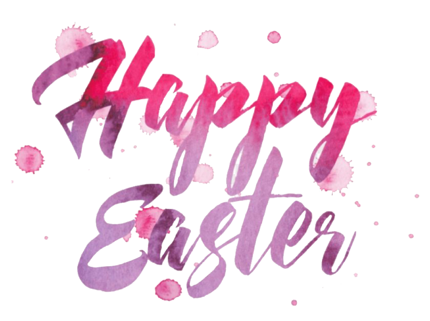 Easter Happy Logo Holidays Word PNG