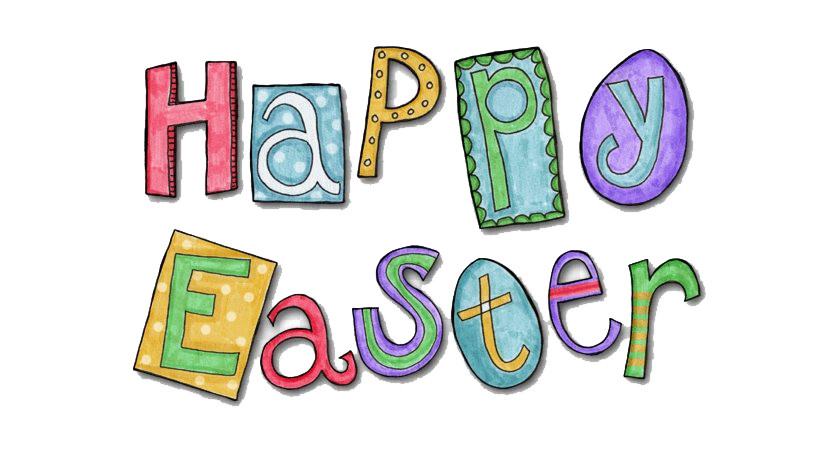 Happy Easter Holidays Text Wales PNG
