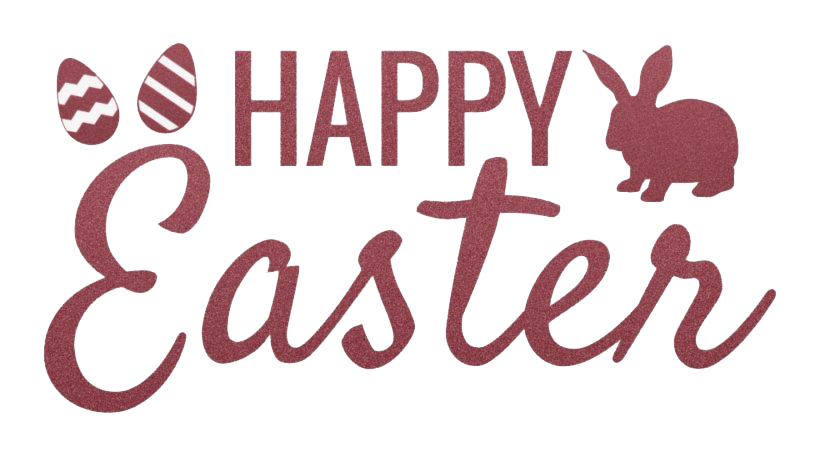 Holidays Easterly Text Easter Happy PNG
