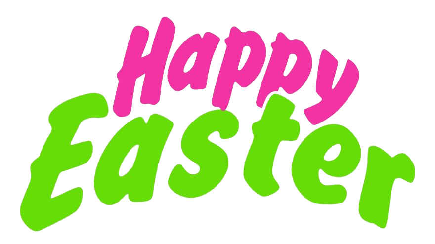 Text Happy Easter Holidays Thanksgiving PNG