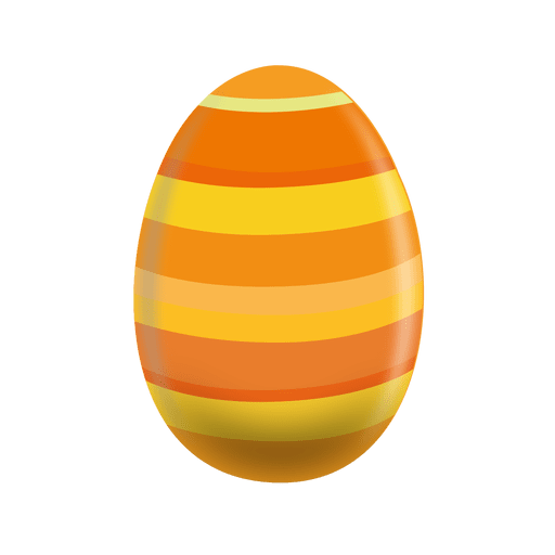 Holidays Orange Easter Egg Resurrection PNG