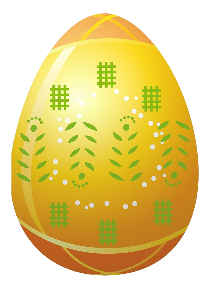 Egg Orange Easter Holidays Jenny PNG