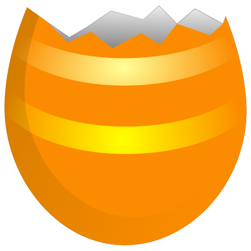 Egg Holidays Orange Easter PNG