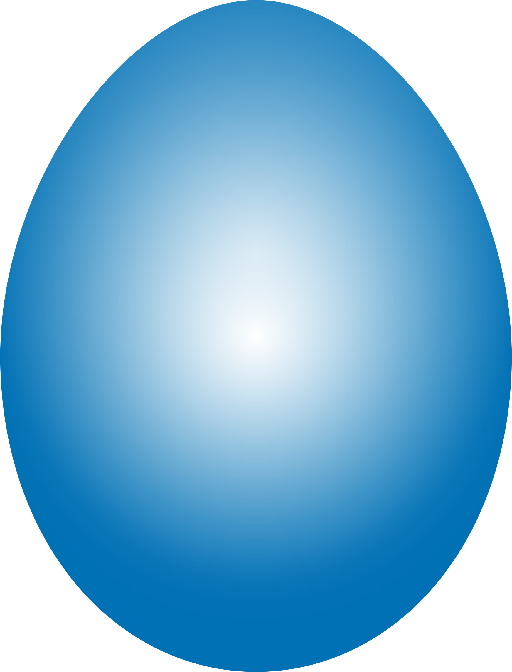 Egg Easter Resurrection Blue Plain PNG