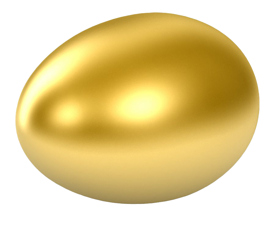 Easter Plain Egg Yellow Resurrection PNG