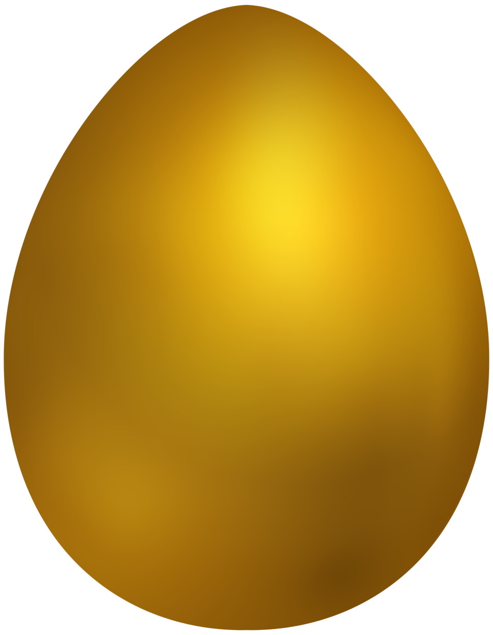 Jenny Plain Yellow Holidays Egg PNG