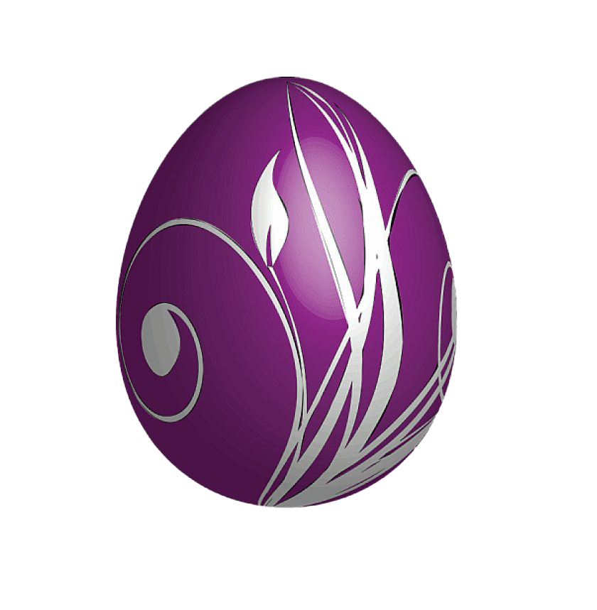 Easter Christian Egg Purple Holiday PNG