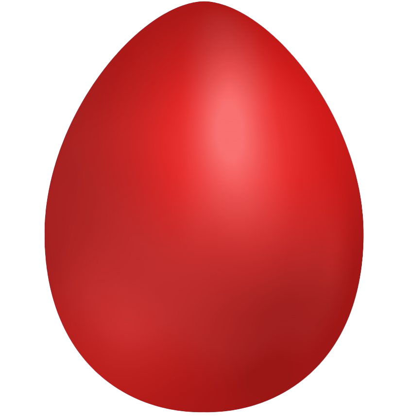 Egg Holidays Easter Red PNG
