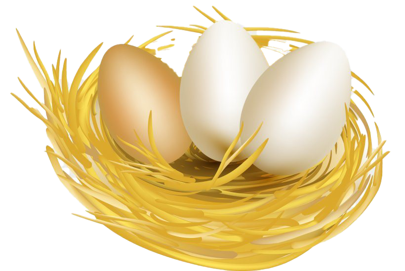White Thanksgiving Holidays Easter Egg PNG