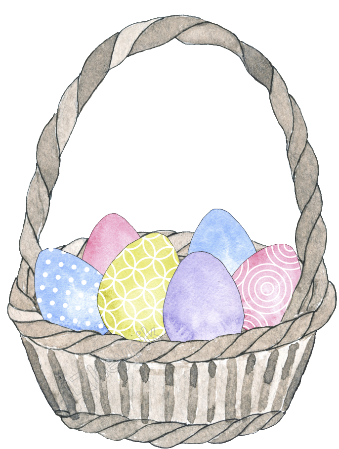 Holidays Easter Jenny Basket Egg PNG