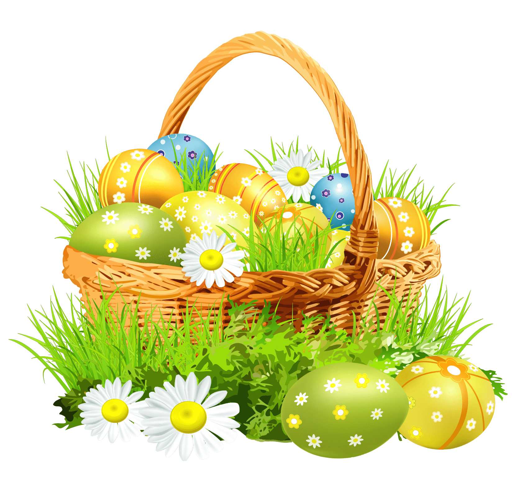 Easter Hols Basket Holidays Thanksgiving PNG