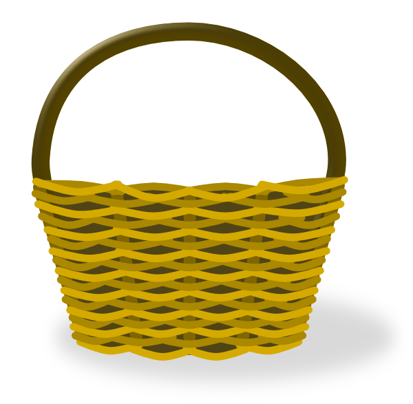 Holiday Easter Easterly Basket Empty PNG