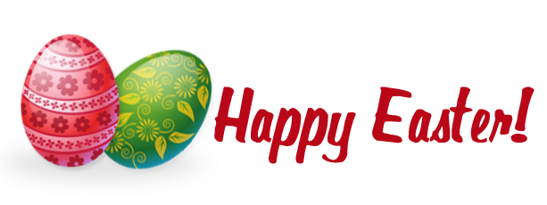 Easterly Happy Easter Merry Border PNG