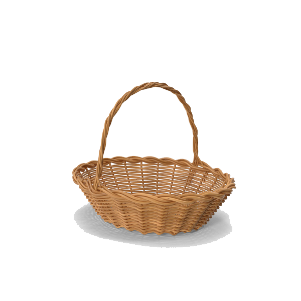 Easter Easterly Holiday Basket Empty PNG