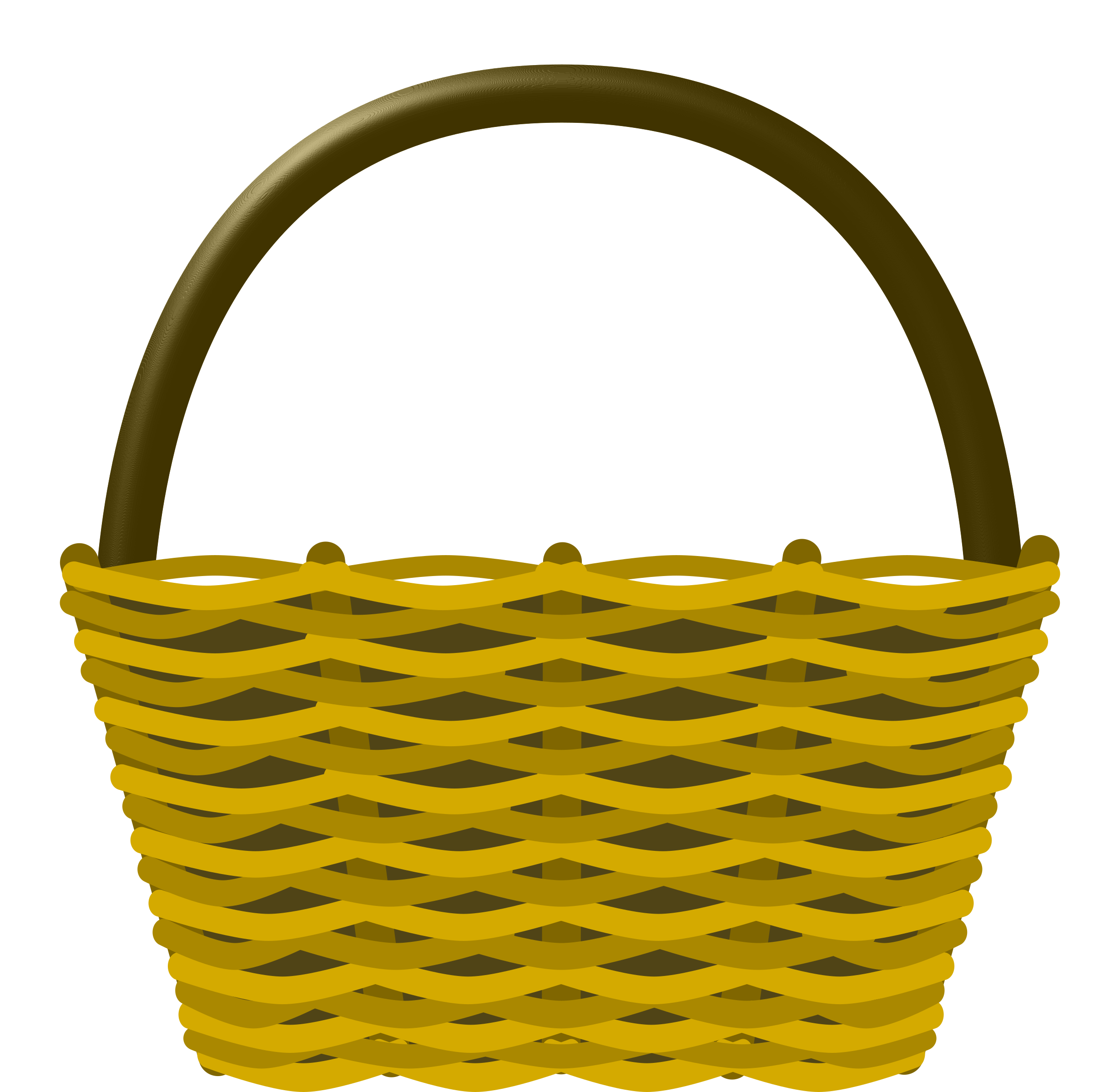 Basket Empty Cheer Easter PNG