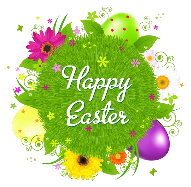 Happy Sweets Easter Wallpaper PNG